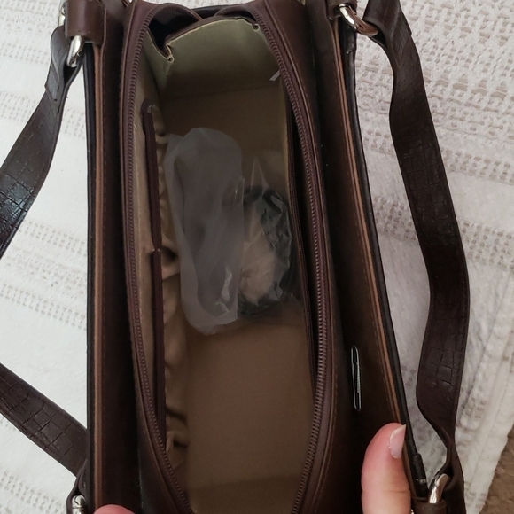 Miche purse, base purse, cover panel, interchangable, rust orange red - Picture 9 of 12